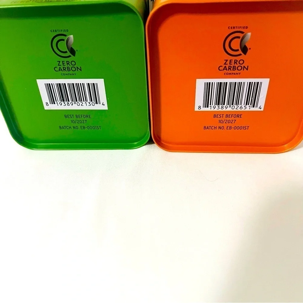 The Secret Garden Organic Green Tea & Organic Pineapple Tea 50 Bags Each Tin New